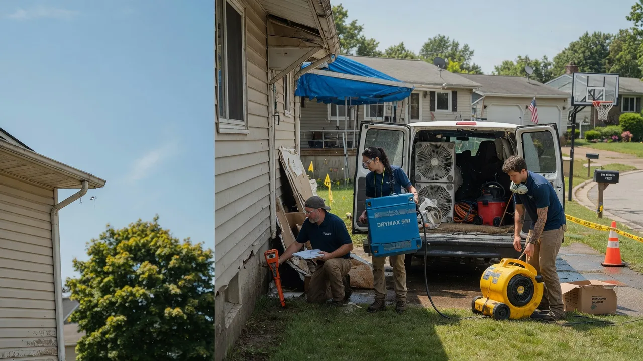 Ceiling Leak Cleanup in Knightsville, IN near me