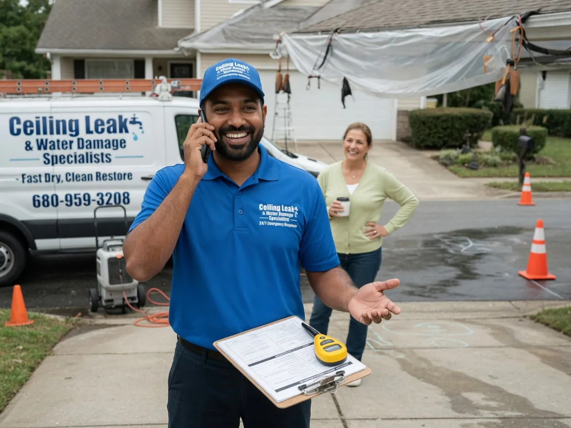 Ceiling Leak Cleanup Knightsville, IN FAQs